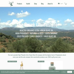 The Greek Olive Estate - Healthy extra virgin olive oil