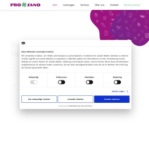 Startseite - PRO-SANO GmbH - Rehatechnik & Medizintechnik Sachsen