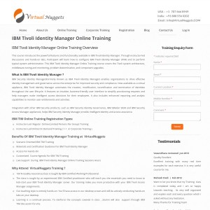 IBM Tivoli Identity Manager Online Training