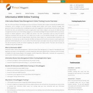 IBM InfoSphere MDM Online Training