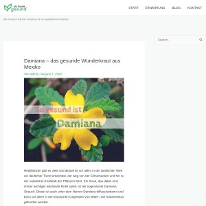 Damiana – das gesunde Wunderkraut aus Mexiko | Ab heute gesund!
