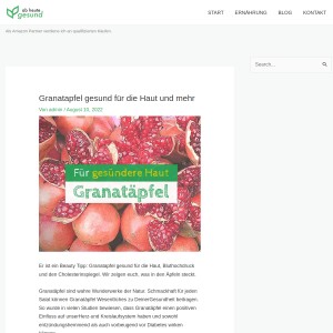 Granatapfel gesund für die Haut und mehr | Ab heute gesund!