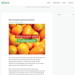 Mit Kumquats gesund naschen | Ab heute gesund!
