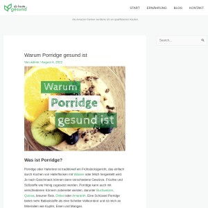 Warum Porridge gesund ist | Ab heute gesund!