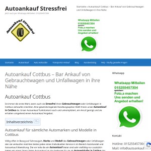 Autoankauf Cottbus | Wo verkaufe ich mein Auto in Cottbus!