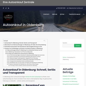 Verlässlicher Autoankauf in Oldenburg – Schnell und Fair
