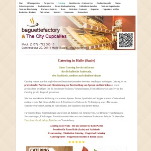 Catering Catering-Service Catering zu Veranstaltungen Events in Halle Saale