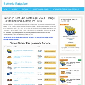 Batterie Ratgeber &#8211 Die Testsieger 2022 auf einen Blick