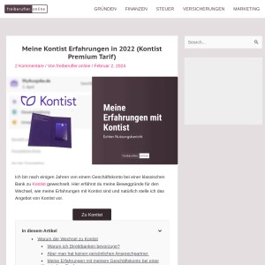 Meine Kontist Erfahrungen in 2021 (Kontist Premium Tarif) | freiberufler.online