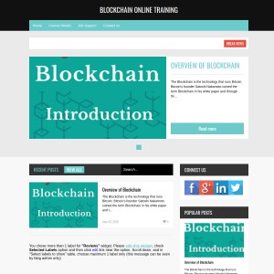 Blockchain online Training