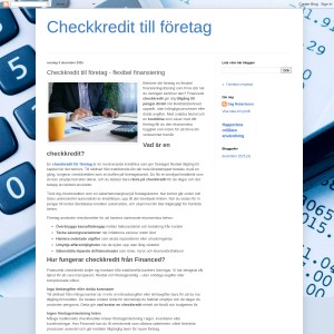 Checkkredit till företag