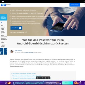 Wie Sie das Passwort für Ihren Android-Sperrbildschirm zurücksetzen