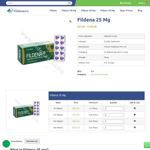 Buy Fildena 25 Best Pills To Treat Ed Order now!!