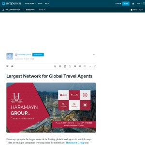 Largest Network for Global Travel Agents - Haramayn Group
