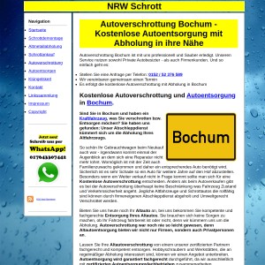 Autoverschrottung Bochum | Autoentsorgung in Bochum