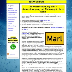 Autoverschrottung Marl | Autoentsorgung in Marl