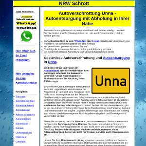 Autoverschrottung Unna | Autoentsorgung in Unna