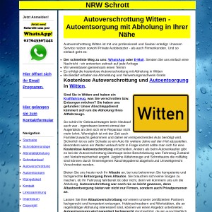 Autoverschrottung Witten | Autoentsorgung in Witten