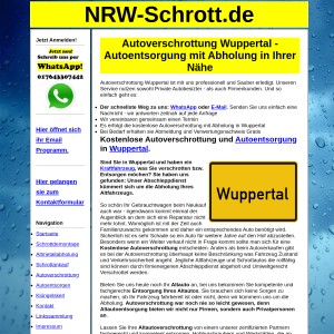 Autoverschrottung Wuppertal | Autoentsorgung in Wuppertal