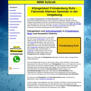 Kl&uuml ngelskerl Fr&ouml ndenberg-Ruhr | Schrottsammler Fr&ouml ndenberg-Ruhr