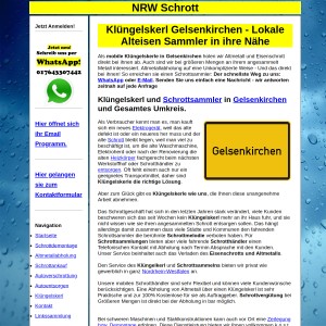 Kl&uuml ngelskerl Gelsenkirchen | Schrottsammler Gelsenkirchen