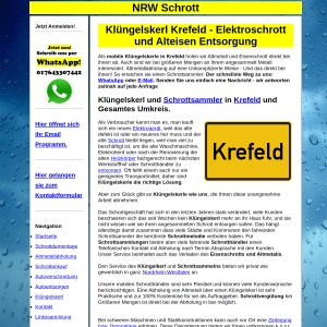 Kl&uuml ngelskerl Krefeld | Schrottsammler Krefeld