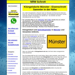 Kl&uuml ngelskerl M&uuml nster | Schrottsammler M&uuml nster