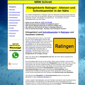 Kl&uuml ngelskerl Ratingen | Schrottsammler Ratingen
