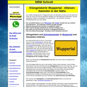 Kl&uuml ngelskerl Wuppertal | Schrottsammler Wuppertal