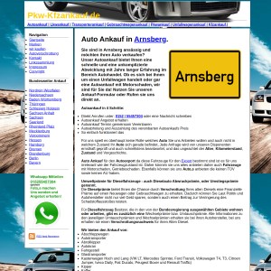 Auto Ankauf Arnsberg | Autoankauf in Arnsberg