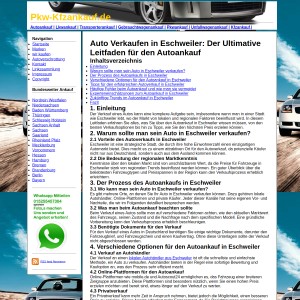 Auto Ankauf Eschweiler | Autoankauf in Eschweiler