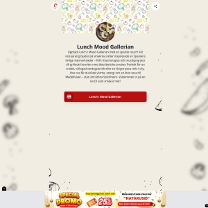 Lunch i Mood Gallerian