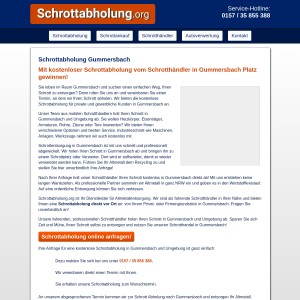 Schrottabholung Gummersbach • kostenlos Altmetall und Schrott entsorgen