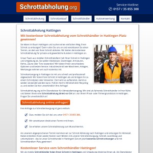 Schrottabholung Hattingen • kostenlos Altmetall und Schrott entsorgen