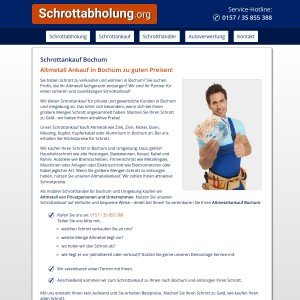 Schrottankauf Bochum • Altmetallankauf zu guten Preisen