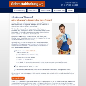 Schrottankauf Düsseldorf • Altmetallankauf zu guten Preisen