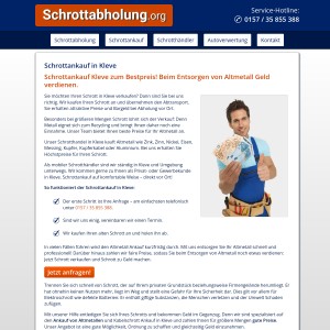 Schrottankauf Kleve • Altmetallankauf • Faire Preise • Bargeld