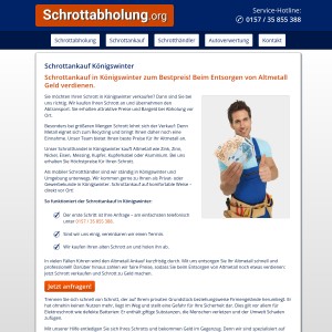 Schrottankauf Königswinter • Altmetallankauf • Faire Preise • Bargeld