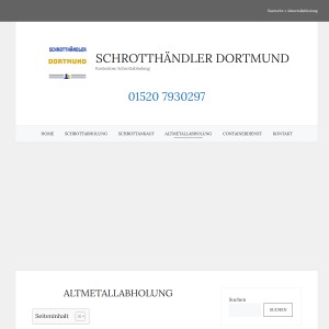 Altmetallabholung - Schrotthändler Dortmund