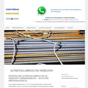Altmetallabholung Iserlohn - Schrotthändler in meiner Nähe