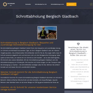 Schrottabholung in Bergisch Gladbach - Schrotthandel NRW