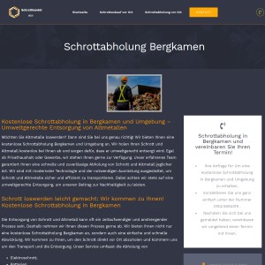 Schrottabholung in Bergkamen - Schrotthandel NRW