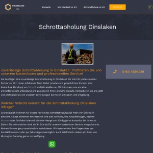 Schrottabholung in Dinslaken - Schrotthandel NRW