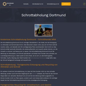 Schrottabholung in Dortmund - Schrotthandel NRW