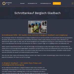 Schrottankauf in Bergisch Gladbach - Schrotthandel NRW