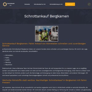 Schrottankauf in Bergkamen - Schrotthandel NRW