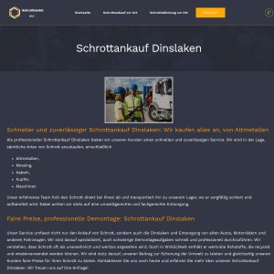 Schrottankauf in Dinslaken - Schrotthandel NRW