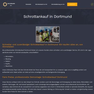 Schrottankauf in Dortmund - Schrotthandel NRW