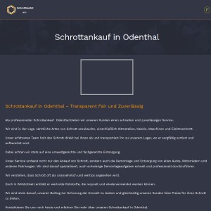 Schrottankauf in Odenthal - Schrotthandel NRW