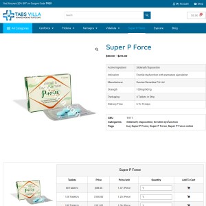 Buy super p force online | best price | 20% off